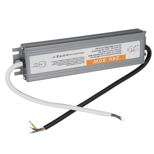 LED Waterproof Power Supply Source AC110 to 250V 80W Ultrathin Switch LED Driver