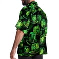 thumbnail image 3 of Saint Patrick's Day Men's Short Sleeve Beach Shirts, Hawaiian Printed Button Down Summer Casual Unisex Men's Shirts, 3 of 6