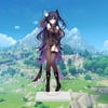 DraggmePartty Genshin Impact Action Figure Cosplay Acrylic Stands Game Character Zhongli Model Plate