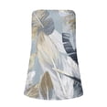 thumbnail image 3 of Athletic camisetas sin mangas para las mujeres Camiseta sin tirantes Bandeau para mujer, camiseta informal sin mangas para vacaciones de verano, camiseta holgada para vacaciones, (Rose Gold, XL), 3 of 5