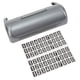 thumbnail image 3 of Estuche para gafas de coche, forro delicado, superficie lisa plateada, soporte para gafas de repuesto para Tesla Model 3 Y, 3 of 5