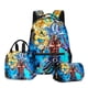 thumbnail image 3 of Mochila para estudiantes de Goku Dragon Ball, bolsa para el almuerzo, estuche para lápices, juego de 3 piezas, material escolar de dibujos animados de anime, capacidad de 20 litros, 3 of 5