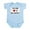Sky Blue, variant on CafePress - Dom Loves Mommy Infant Bodysuit - Baby Light Bodysuit, Size Newborn - 24 Months
