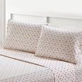 thumbnail image 2 of Amrapur Microfiber Sheet Set | Luxuriously Soft 100% Microfiber Rose Printed Bed Sheet Set with Deep Pocket Fitted Sheet, Flat, 2 of 5