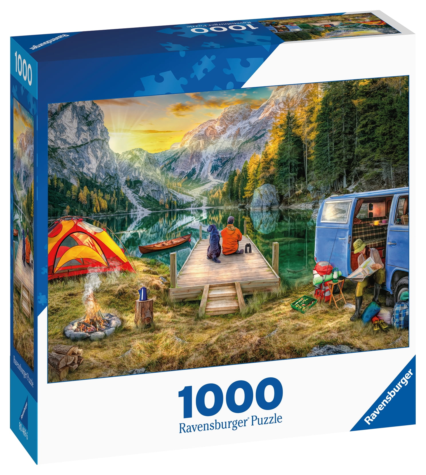 Ravensburger Great Outdoors Puzzle Series | Calm Campsite | 300 Piece Jigsaw Puzzle