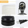 thumbnail image 3 of Set of 2 Bedside Lamps with Dual USB & Outlet- USB Lamps with Pull Chain Switch, 3 of 8