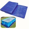 thumbnail image 3 of QUTETN [Heavy-Duty Pool Liner Pad] Waterproof Heavy-Duty Blue Rectangular PE Swimming Pool Liner Pad | Above Ground Pool Protection  Prevents Punctures  Weed Barrier  Easy to Clean & Stor, 3 of 5