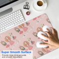 thumbnail image 4 of Long Mouse Pads for Desk,Doll Princess Pattern Desk Mats on Top Of Desks, Desk Mouse Pad Extra Large with 3mm Non-Slip Base and Stitched Edge for Gaming,Office,Work,Home 31.5"x15.7", 4 of 6