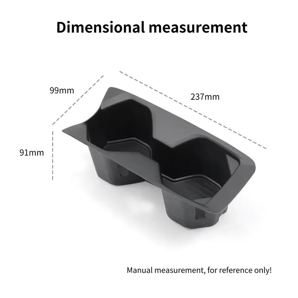 For Toyota Camry 2024 2025 Cup Holder Center Console Storage Box TPE Tray Tidying Car Accessories