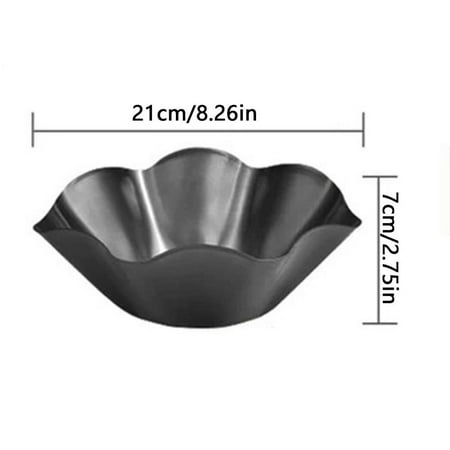 

Non-stick Baking Bowl Flower Shaped Shell Bowl Rapid Heat Conduction Ba Evenly For Kitchen Cooking Desserts Tostada Appetizers