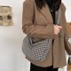 thumbnail image 4 of Sywqhk Bolso De Hombro A Cuadros Retro Bolso De Mensajero De Lana Para Mujer (Blanco A) Sywqhk Para estrenar, 4 of 9
