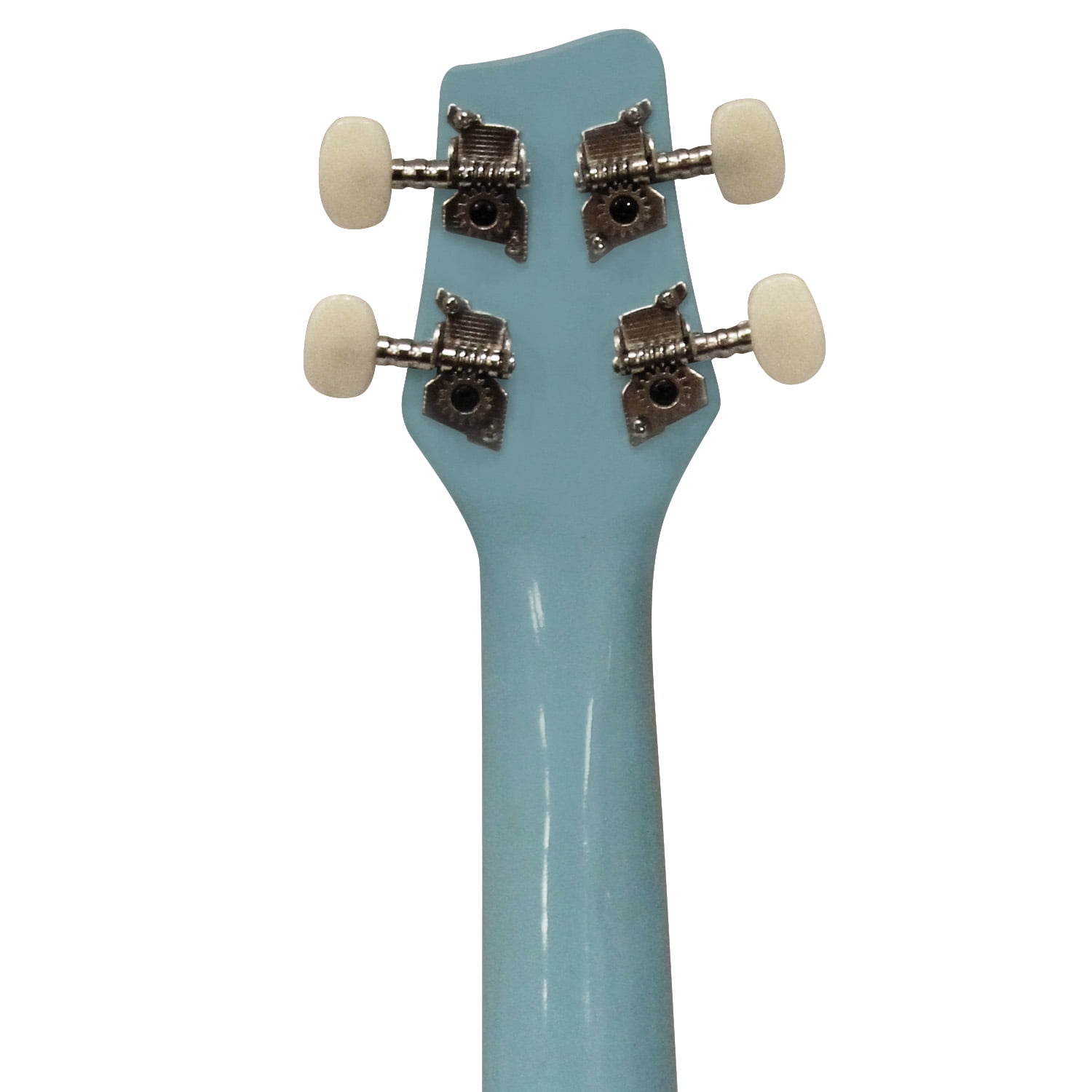 Sawtooth Soprano Daphne Blue Ukulele with Case, Clip on Tuner, Lesson-Chord Guide, and Picks