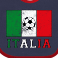thumbnail image 4 of Inktastic Italian Soccer Boys or Girls Baby Bib, 4 of 4