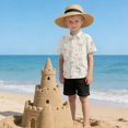 thumbnail image 6 of Dailycode Small Short Sleeve Button Down Shirts Flamingo with Polka Dots Casual Shirt 3-10 Years, 6 of 9
