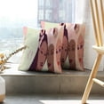 thumbnail image 6 of LALILO Throw Pillow Covers Banner Cute Women Asian Afro Afro Cushion Cover 18" x 18", 2 Pack, 6 of 6