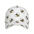 thumbnail image 2 of Fotbe Bee Classic Baseball Cap, Adjustable Snapback Hats, Outdoor Baseball Hat for Men and Women Cotton Soft, 2 of 9