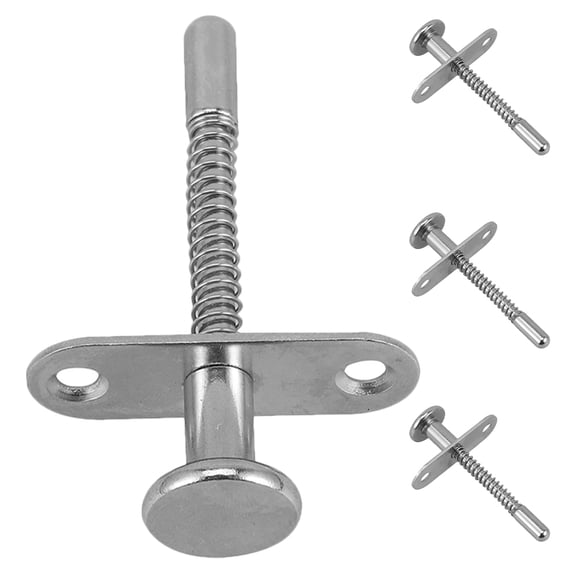 Tineasur 4Pcs Spring Latch Plunger Latches Iron Height Adjustment for Parents
