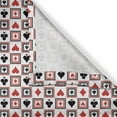 thumbnail image 6 of Ambesonne Casino Grommet Curtain, Playing Cards, 50" x 54", Scarlet Black, 6 of 6