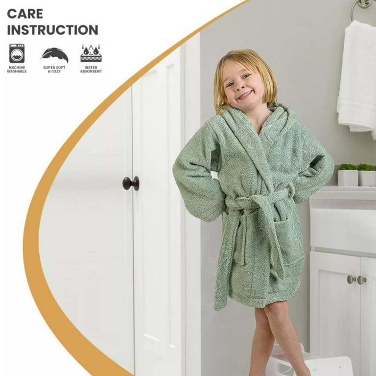 Terry towelling robe kids hot sale
