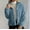 #310-Blue, variant on Womens Cable Knit Cardigan Sweaters Fall Oversized Long Sleeve Button Open Front Knit Sweater Coats