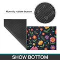 thumbnail image 6 of Pioneer Flower Floral Print Pattern Kitchen Rugs Sets Of 2, Anti Fatigue Non Slip Washable Floor Mats for Kitchen Sink Laundry, 17X30 Inch + 17X47 Inch, 6 of 6