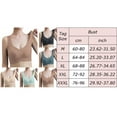 thumbnail image 3 of Ramiter Womens Lingeries Women's Sports Bra Padded Athletic Yoga Bra Workout Tops 2XL,Beige, 3 of 5