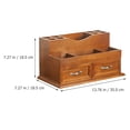thumbnail image 2 of FONWILYO 1Pack Jewelry Drawer Organizer Wood Drawers Storage Light Brown for Desktop Organization and Home Use, 2 of 8