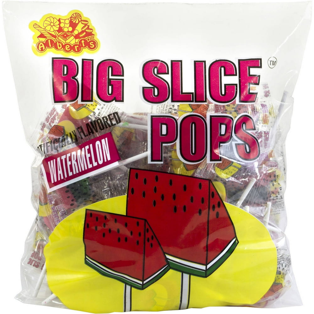 Albert's Big Slice Watermelon Pops, 48 count