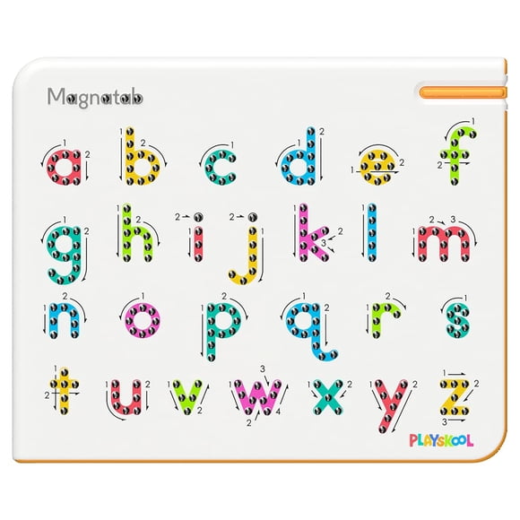 Pizarra magnética Toy Playskool Magnatab de la A a la Z en minúscula
