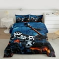 thumbnail image 2 of Homewish Camouflage Gamepads Boy 2pcs Bedding Comforter Set,Video Game Twin Comforter Sets,Abstract Camo Gamer Breathable Bedding Set,Breathable Home Decor,Reversible, 2 of 8