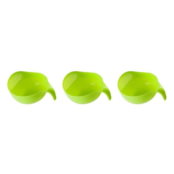 Cateissary Cuenco para lavadora de arroz, herramientas de drenaje para limpieza de alimentos, utensilio de cocina profesional Universal, cestas de Type1 NO1