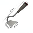 thumbnail image 1 of Steel Hardened Hollow Hoe Handheld Weeding Rake Planting Vegetable Farm Garden Tools Agriculture Tool Weeding Accessories 13cm, 1 of 6
