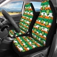 thumbnail image 3 of Pzuqiu Shamrocks Seat Covers for Cars Easy to Install, Suitable for Truck Interior Front Seats Car Seats, Front and Rear Seat Cover Set for Trucks Sedans, 3 of 10