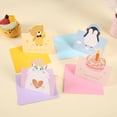 thumbnail image 2 of Tarjeta de felicitación para el Día de San Valentín, tarjetas de invitación de animales de dibujos animados encantadores, invitaciones de fiesta de cumpleaños para niños, tarjeta de mensaje de bendici, 2 of 4