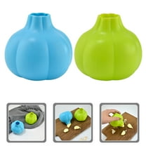 WEUVEB 2pcs Silicone Garlic Peeler Tool Ergonomic Garlic Skin Remover Kitchen Supplies For Home Cooking Random Color