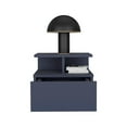 thumbnail image 6 of Depot E-Shop Healy Nightstand, 1 Drawer, 2 Shelves, Alby Blue, 6 of 7