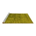 thumbnail image 2 of Ahgly Company Machine Washable Indoor Rectangle Oriental Yellow Traditional Area Rugs, 4' x 6', 2 of 4
