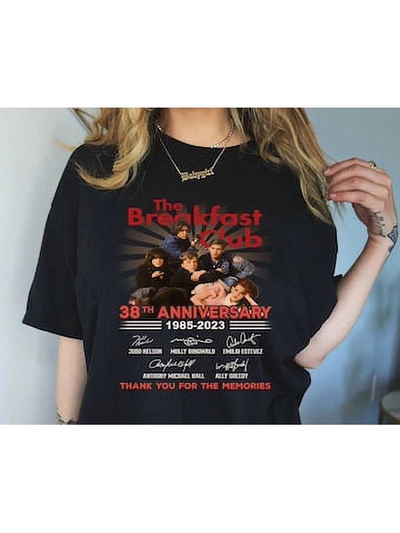 The Breakfast Club Shirt The Breakfast Club Anniversary Shirt The Breakfast Club 38th Anniversary Thank You For The Memories Shirt