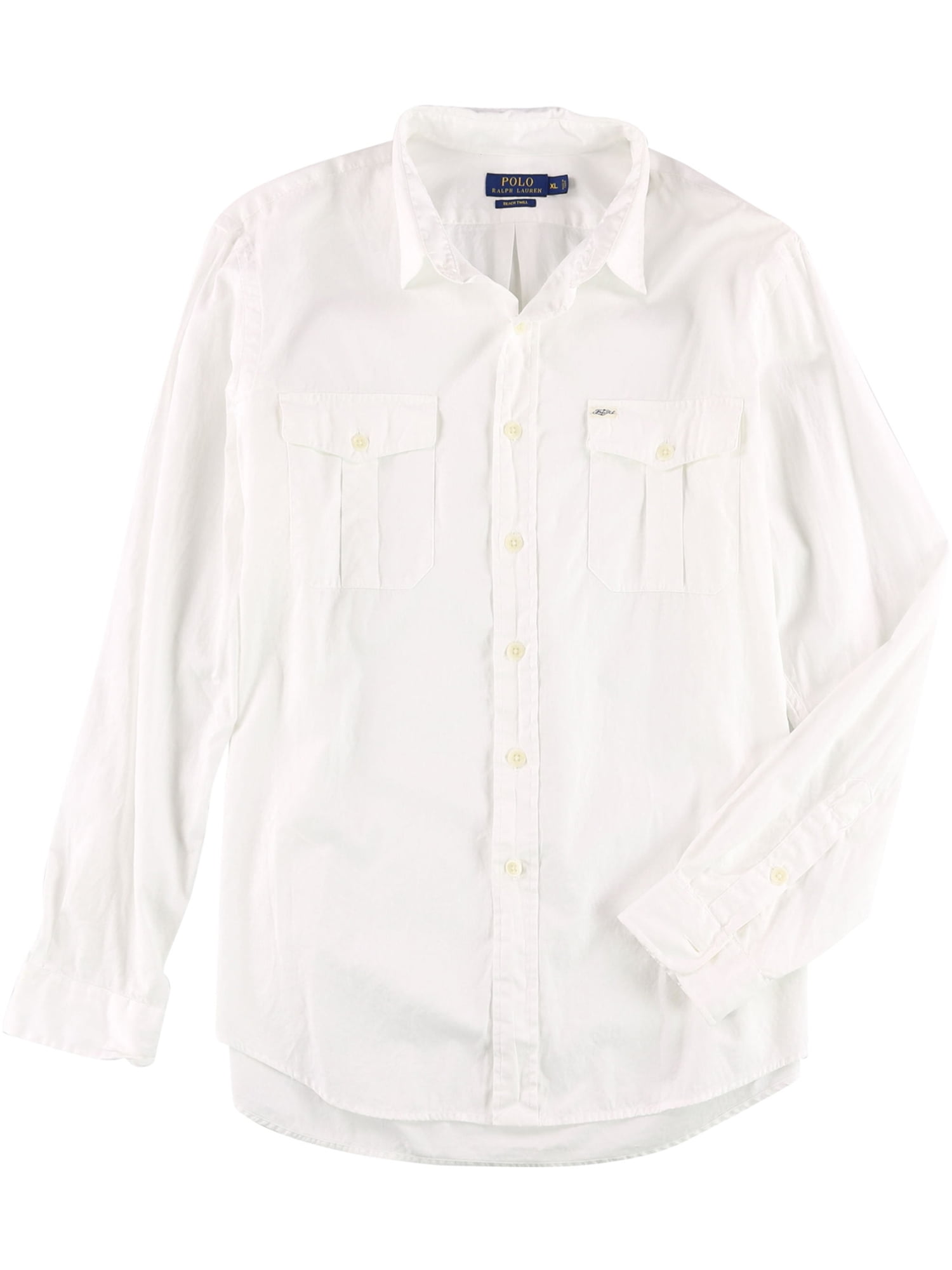 white polo button up