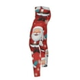 thumbnail image 5 of Roncen Women's Christmas Printed Leggings - Stretch Fitness Running Pants with Elastic Waistband, Comfortable & Breathable for Workout & Casual Wear, 5 of 9