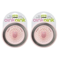 Joie Oink Oink Piggy Kitchen Sink Strainer Basket, Stainless Steel and BPA-Free Plastic, Set of 2