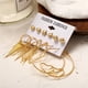 thumbnail image 5 of Pendientes para mujer, regalos para mujer, 6 piezas de pendientes estilo punk, pendientes de aleación, joyería adecuada para mujeres y hombres, regalos, pendientes punk., 5 of 5