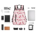 thumbnail image 4 of Yiaed Rose Flowers Print Lightweight Backpack Travel Backpacks Hiking Daypack for Women Men, 4 of 5