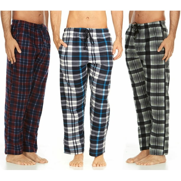 Daresay - DARESAY Multipack of Mens Microfleece Pajama Pants/Lounge ...