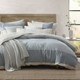 thumbnail image 2 of CHF Industries, Inc. DKNY PURE Recycled Colorblock Duvet Set Blue - King, 2 of 5