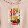 thumbnail image 3 of Coca-Cola - Host The Holidays - Juniors Cropped Long Sleeve Fleece Hoodie, 3 of 5