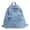 Light Blue, variant on PRIYAL Denim Backpack for Women Vintage Y2K Grunge Style Lightweight Canvas Rucksack Purse Daypack Aesthetic Cute Travel Jeans Bag