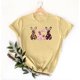 thumbnail image 5 of Mujeres Manga Corta de Verano Tops Pascua Impresa Cuello Redondo, Blusa de Moda Casual para la Primavera, 5 of 5