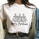 thumbnail image 2 of Camisas Navideñas Para Mujer Camiseta de Manga Corta Con Estampado Navideño Divertido Odeerbi ODB201867, 2 of 5