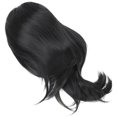 thumbnail image 4 of Peluca de pelo natural, peluca de pelo negro para mujer, peluca de pelo falso, peluca de mujer, diseño aerodinámico, 4 of 9